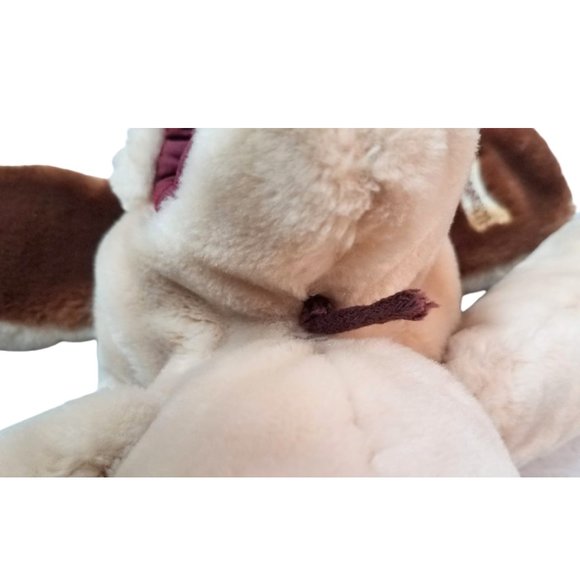 THE HERITAGE COLLECTION Beige & Brown Wrinkles Dog Puppet 18" - Vintage 1980's - Picture 5 of 10
